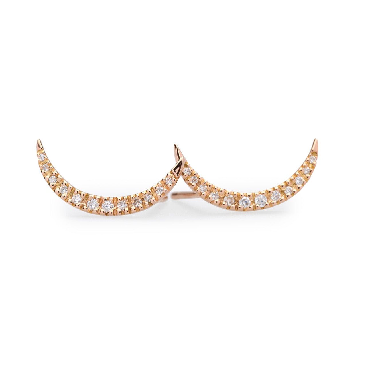 Crescent Ear Studs | Alison Schmidt Jewellery