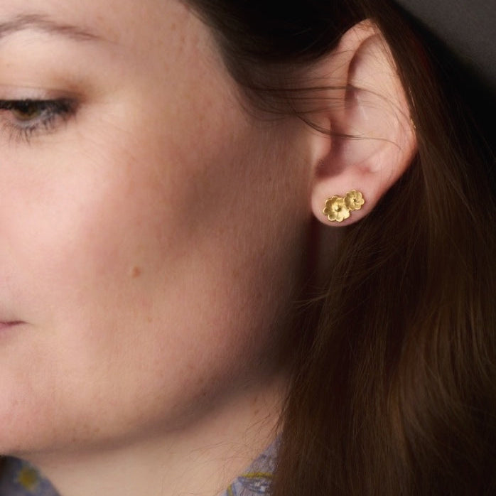 Dahlia Studs by Ali Schmidt Jewellery