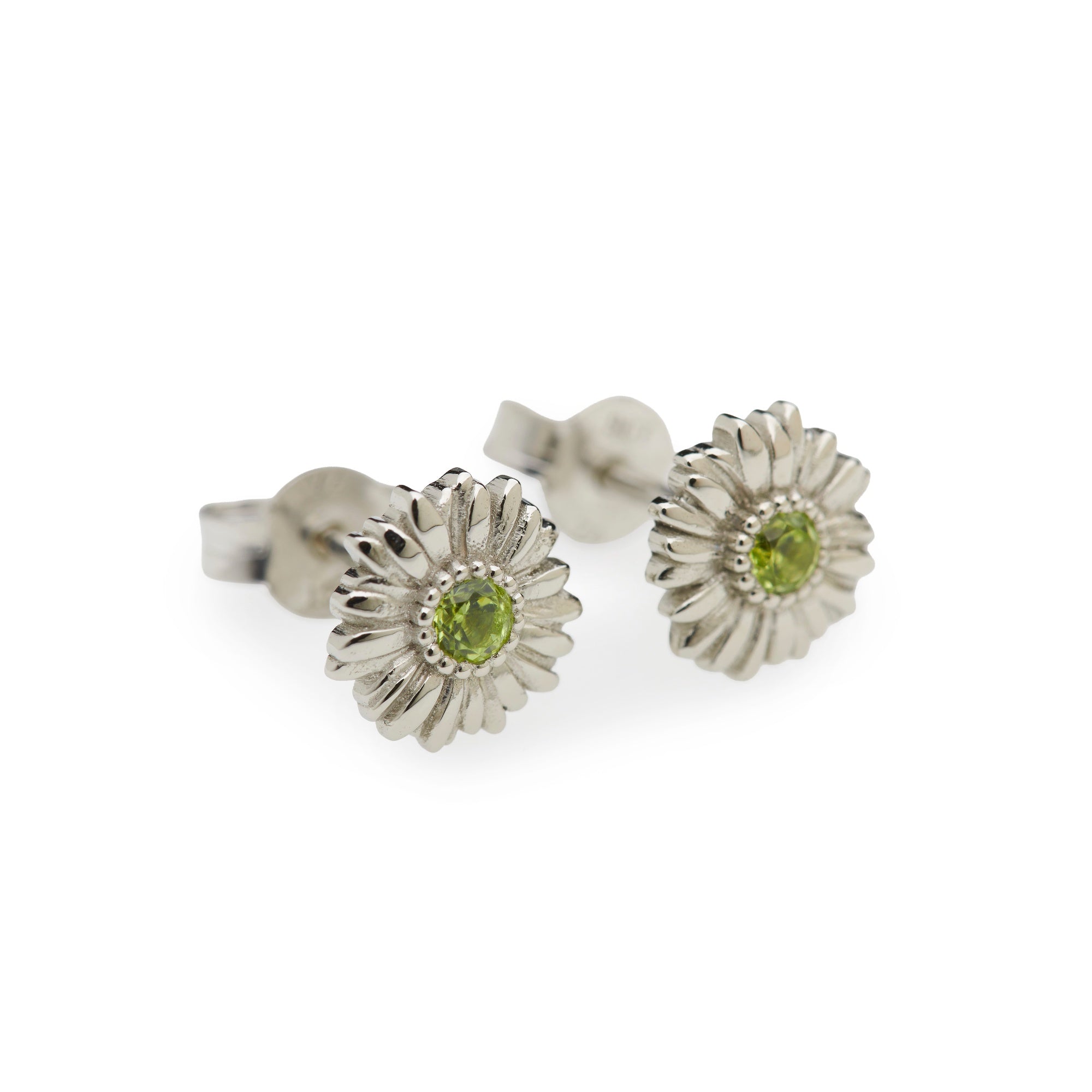 Peridot Daisy Studs | Alison Schmidt Jewellery