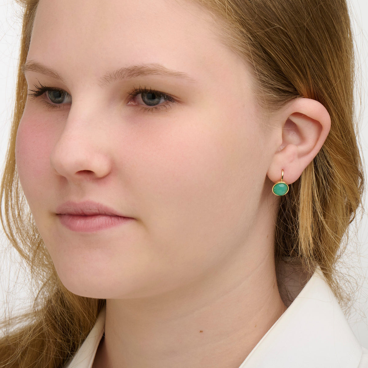 Chrysoprase Domed Gem Drops