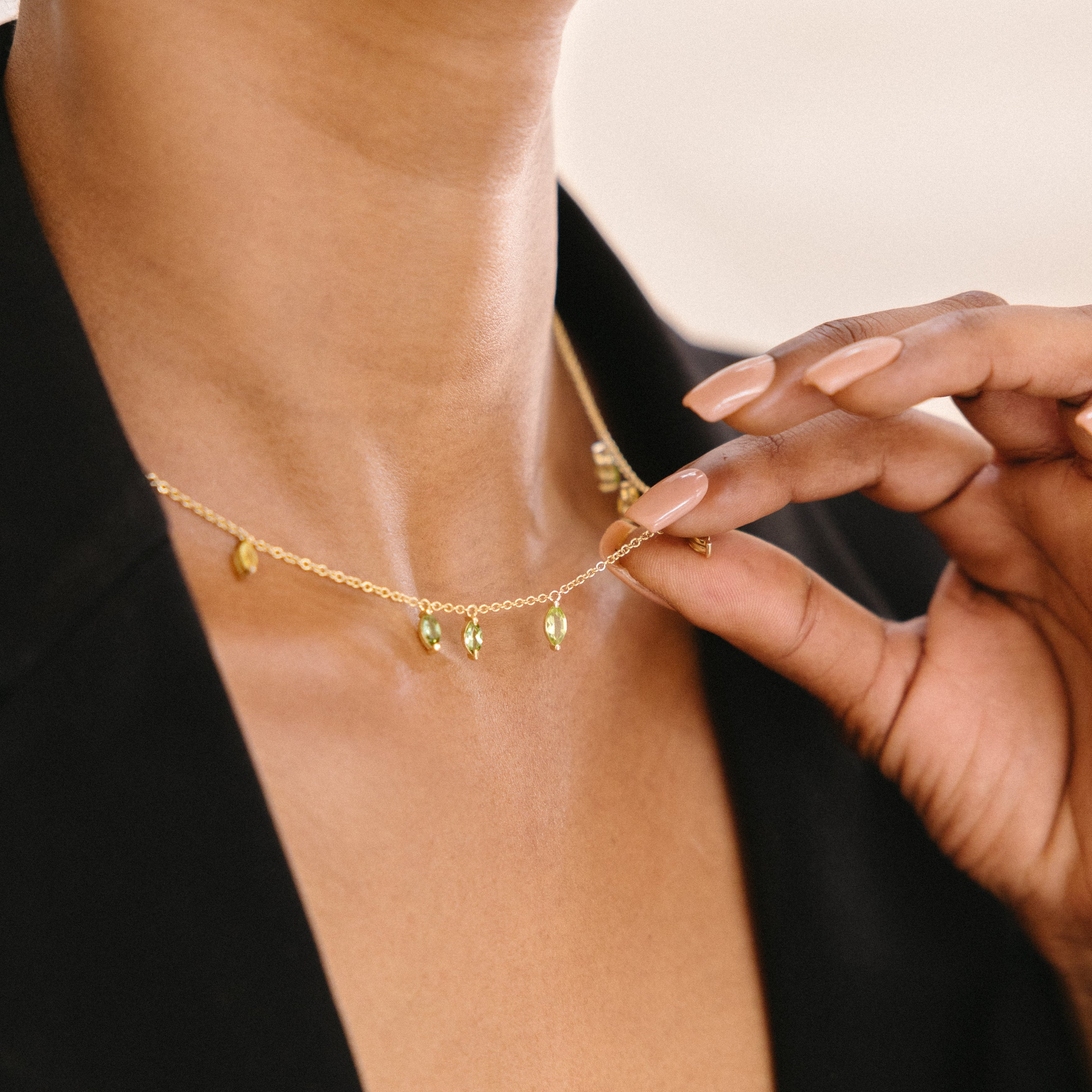 The Leaf Glow Necklace | Ali Schmidt Jewellery