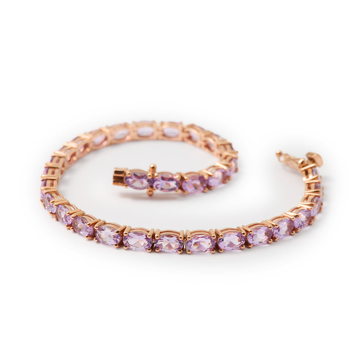 Oval Blush Bracelet 1 Alison Schmidt Jewellery